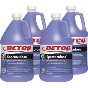 Betco+Spectaculoso+General+Cleaner+-+Concentrate+-+128+fl+oz+%284+quart%29+-+4+%2F+Carton+-+Deodorize%2C+Phosphate-free%2C+Rinse-free%2C+Butyl-free+-+Purple
