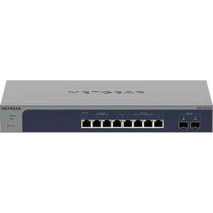 Netgear MS510TXM Ethernet Switch - 8 Ports - Manageable - 3 Layer Supported - Modular - 47 W Power Consumption - Twisted Pair, Optical Fiber - Rack-mountable, Desktop - Lifetime Limited Warranty