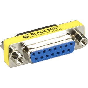 Black Box DB15 Gender Changer - 1 x 15-pin DB-15 Female - 1 x 15-pin DB-15 Female