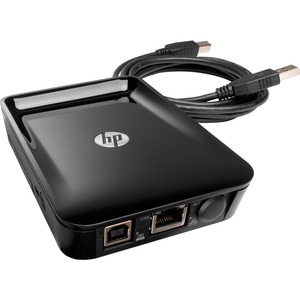 HP Jetdirect LAN Accessory - 1 x USB - 1 x Network (RJ-45) - Ethernet - External