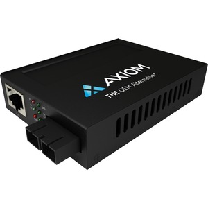 Axiom 1Gbs POE RJ45 to 1000BASE-SX Fiber Media Converter - MMF-SC-2km-1310nm - Network (RJ