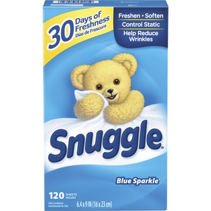 Dial+Snuggle+Blue+Sparkle+Dryer+Sheets+-+Blue+Sparkle+Scent+-+120+%2F+Box+-+Freshen%2C+Soft%2C+Long+Lasting+-+White