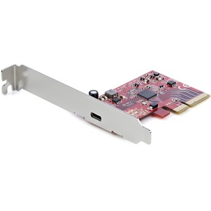 StarTech.com USB 3.2 Gen 2x2 PCIe Card - USB-C 20Gbps PCI Express 3.0 x4 Controller - USB Type-C Add-On PCIe Expansion Card -Windows/Linux - 1-Port USB 3.2 Gen 2x2 PCIe card with 1x USB Type-C Port - Up to SuperSpeed 20Gbps - USB-C PCI Express host controller card supports Multiple INs / UASP - Up to 15W of power - Full or low-profile PCI-e x4 slot add-on expansion card - Win/Linux/macOS