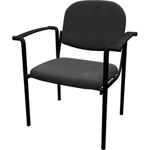 Eurotech Dakota Series Office Task Chair - Mesh Back - Steel Frame - Four-legged Base - Emerald - Armrest - 1 Each
