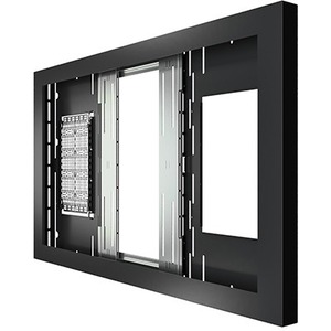 Chief Impact 50 Inch On-Wall Kiosk - Landscape Orientation - Black