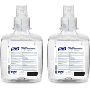 PURELL%C2%AE+CS6+PCMX+Antimicrobial+E2+Hand+Foam+-+Light+Floral+ScentFor+-+40.6+fl+oz+%281200+mL%29+-+Kill+Germs%2C+Bacteria+Remover%2C+Soil+Remover%2C+Oil+Remover+-+Food+Processing+Industry%2C+Hand+-+Dye-free%2C+Fragrance-free%2C+Hygienic+-+2+%2F+Carton