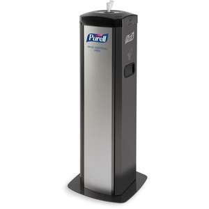 PURELL%C2%AE+DS360+Hand+Sanitizing+Wipes+Station+-+Steel+-+Black+-+Durable+-+1+%2F+Carton