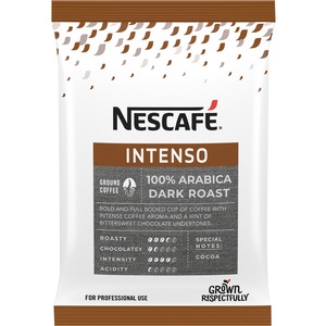 Nestle Ground Intenso Coffee - Compatible with Drip-coffee Brewer - Dark - 1.8 oz - 24 / Carton
