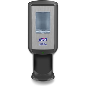 PURELL%C2%AE+CS6+Hand+Sanitizer+Dispenser+-+Automatic+-+1.27+quart+Capacity+-+Support+4+x+C+Battery+-+Wall+Mountable%2C+Refillable%2C+Site+Window%2C+Locking+Mechanism%2C+Touch-free+-+Graphite+-+1+Carton