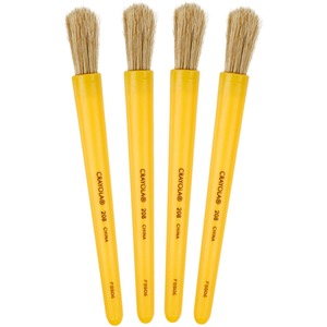 Crayola+Jumbo+Paint+Brush+-+72+Brush%28es%29+Plastic+Yellow+Handle