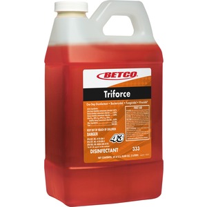 Betco+Triforce+Titan+Disinfectant+-+FASTDRAW+43+-+Concentrate+-+67.6+fl+oz+%282.1+quart%29+-+Fresh+Scent+-+1+Each+-+Disinfectant+-+Orange