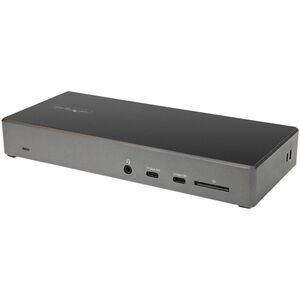 StarTech USB C Dock, Triple 4K Monitor USB-C Docking Station with DP 1.4 & DSC, 2x DisplayPort & 1x HDMI, 100W PD, 6x USB (2x 10Gbps)