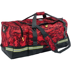 Ergodyne Arsenal 5008 Carrying Case Accessories, Helmet, ID Card, Gear - Red Camo - Drop Resistant - 1000D Polyester Body - Handle, Shoulder Strap, Ring Clip - 15.5