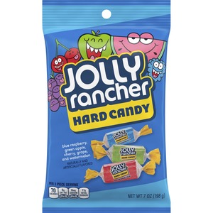Jolly+Rancher+Hard+Candy+-+Green+Apple%2C+Blue+Raspberry%2C+Cherry%2C+Watermelon%2C+Grape+-+Individually+Wrapped%2C+Trans+Fat+Free+-+7+oz+-+12+%2F+Carton