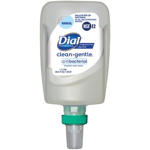 Dial+FIT+Refill+Clean%2B+Foaming+Hand+Wash+-+40.6+fl+oz+%281200+mL%29+-+Bacteria+Remover%2C+Odor+Remover+-+Skin%2C+Hand+-+Antibacterial+-+Fragrance-free%2C+Dye-free+-+3+%2F+Carton