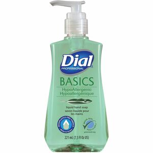 Dial+Basics+Liquid+Hand+Soap+-+7.5+fl+oz+%28221.8+mL%29+-+Multipurpose%2C+Hand+-+Green+-+Rich+Lather+-+1+Each