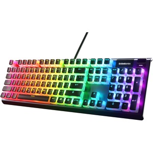 SteelSeries PrismCaps Universal Double Shot PBT Keycaps - Keyboard - Black