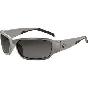 Skullerz+THOR+Polarized+Smoke+Lens+Matte+Gray+Safety+Glasses