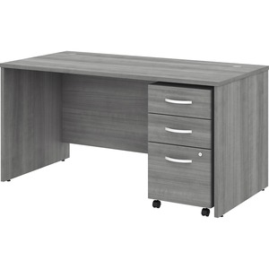 Bush Business Furniture Studio C 60W x 30D Office Desk with Mobile File Cabinet - 60