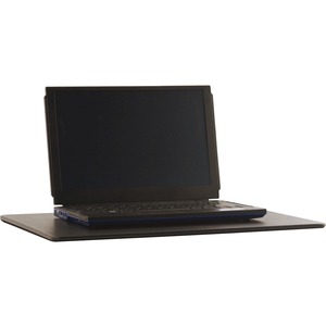 Dacasso+Leather+Lap+Desk+Pad+-+Black+-+Leather%2C+Felt+-+1+Each