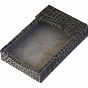 Protacini+Castlerock+Gray+Italian+Patent+Leather+4%26quot%3B+x+6%26quot%3B+Memo+Holder+-+4%26quot%3B+Height+x+6%26quot%3B+Width+-+Italian+Leather%2C+Suede+-+Castlerock+Gray+-+1+Each