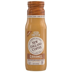 New England Bottle Caramel Iced Coffee - 11 fl oz - 12 / Carton