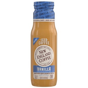 New England Bottle Vanilla Iced Coffee - 11 fl oz - 12 / Carton