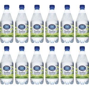 Crystal Geyser Natural Lime Sparkling Spring Water - Ready-to-Drink - 18 fl oz (532 mL) - 12 / Carton / Bottle