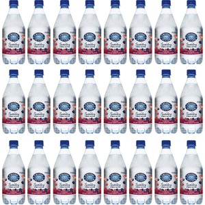 Crystal Geyser Natural Mixed Berry Sparkling Spring Water - Ready-to-Drink - 18 fl oz (532 mL) - 24 / Carton / Bottle