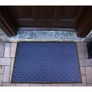 Doortex+Ribmat+Blue+Heavy+Duty+Door+Mat+in+-+24%26quot%3B+x+36%26quot%3B+-+36%26quot%3B+Length+x+24%26quot%3B+Width+x+0.400%26quot%3B+Depth+x+0.400%26quot%3B+Thickness+-+Rectangular+-+Synthetic+Fiber%2C+Natural+Fiber%2C+Rubber+-+Blue+-+1.0Each