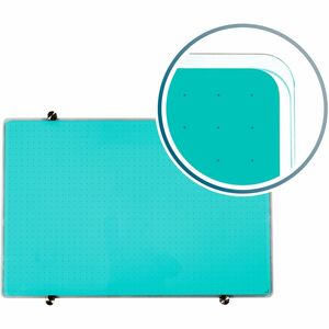 Floortex+Viztex%C2%AE+Glacier+Teal+Multi-Purpose+Grid+Glass+Dry-Erase+Board+30%26quot%3B+x+40%26quot%3B