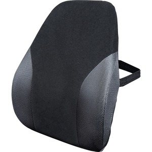 Kantek+Memory+Foam+Backrest+-+Black+-+High+Density+Memory+Foam+-+1+Each