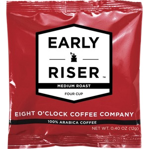 EIGHT O'CLOCK Pouch Early Riser Coffee - 100 / Carton