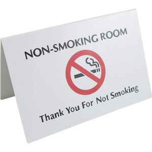RDI+No+Smoking+Sign+-+100+%2F+Carton+-+NO+SMOKING+Print%2FMessage+-+Easy+Readability+-+White
