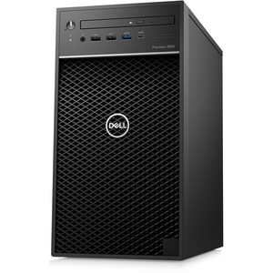 Dell Precision 3000 3650 Workstation - Intel Core i5 Hexa-core (6 Core) i5-10505 10th Gen 3.20 GHz - 16 GB DDR4 SDRAM RAM - 256 GB SSD - Tower - Black