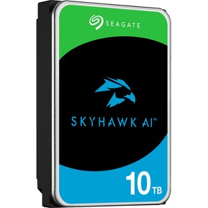 Seagate SkyHawk AI ST10000VE001 10 TB Hard Drive - 3.5" Internal - SATA (SATA/600) - Conventional Magnetic Recording (CMR) Method - Network Video Recorder Device Supported - 5 Year Warranty