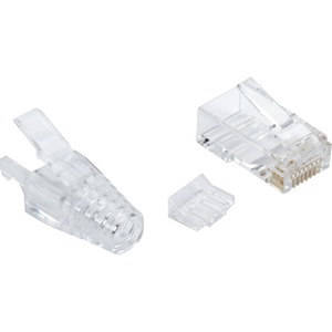 Black Box Network Connector - 100 Pack - 1 x RJ-45 Network Male - TAA Compliant
