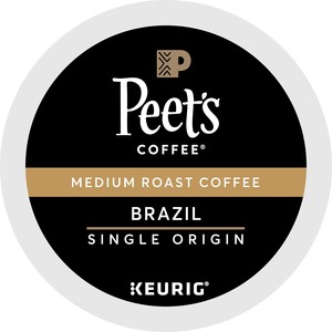 Peet%26apos%3Bs+Coffee%C2%AE+K-Cup+Brazil+Coffee+-+Compatible+with+Keurig+Brewer+-+Medium+-+22+%2F+Box