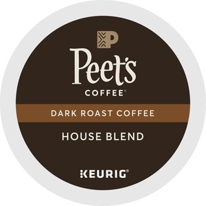Peet%26apos%3Bs+Coffee%C2%AE+K-Cup+House+Blend+Coffee+-+Compatible+with+Keurig+Brewer+-+Dark+-+22+%2F+Box