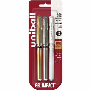 uniball%26%238482%3B+Signo+Gel+Impact+Pens+-+1+mm+Bold+Pen+Point+-+Multi+Ink+-+Gel-based+-+3+%2F+Pack