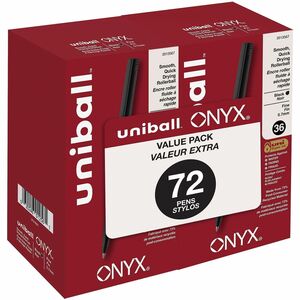 uniball%26%238482%3B+Onyx+Rollerball+Pens+-+0.7+mm+Pen+Point+-+Black+Ink+-+Matte+Black+Barrel+-+72+%2F+Pack