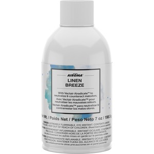 Vectair+Systems+Airoma+Dispenser+Fragrance+Refill+-+Aerosol+-+6000+ft%3F+-+Linen+Breeze+-+60+Day+-+12+%2F+Carton+-+Odor+Neutralizer