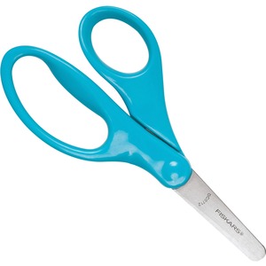 Fiskars+5%26quot%3B+Blunt-tip+Kids+Scissors+-+5%26quot%3B+Overall+LengthSafety+Edge+Blade+-+Blunted+Tip+-+Turqoise+-+1+Each