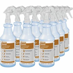 Midlab+Banner+Bio-Enzymatic+Cleaner+-+Ready-To-Use+-+32+fl+oz+%281+quart%29+-+Fresh+Scent+Width+-+12+%2F+Carton+-+White