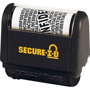 Consolidated+Stamp+Secure-I-D+Personal+Security+Roller+Stamp+-+%26quot%3BCONFIDENTIAL%26quot%3B+-+1.50%26quot%3B+Impression+Length+-+Black+-+1+%2F+Pack