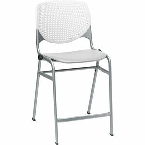 KFI+Seating+Bar+Stool+-+White%2C+Light+Gray+-+1+Each