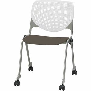 KFI+Stacking+Chair+-+Brownstone%2C+White+-+1+Each