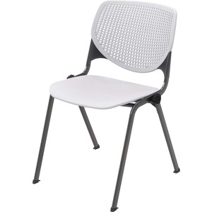 KFI+Stacking+Chair+-+Polypropylene+Seat+-+Polypropylene+Back+-+Steel+Frame+-+Four-legged+Base+-+Sky+Blue%2C+White+-+1+Each