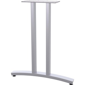 Special-T+Structure+Series+T-Leg+Table+Base+-+Powder+Coated+T-shaped%2C+Metallic+Silver+Base+-+2+Legs+-+150+lb+Capacity+-+Assembly+Required+-+1+%2F+Set