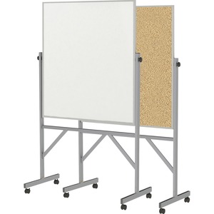 Ghent+Reversible+Cork+Bulletin+Board%2FNon-Magnetic+Whiteboard+with+Aluminum+Frame+-+36%26quot%3B+%283+ft%29+Width+x+48%26quot%3B+%284+ft%29+Height+-+Natural+White+Surface+-+Aluminum+Frame+-+Eraser+Included